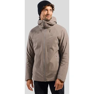 Odlo Veste imperméable Ascent S-Thermic pour homme, L, beige