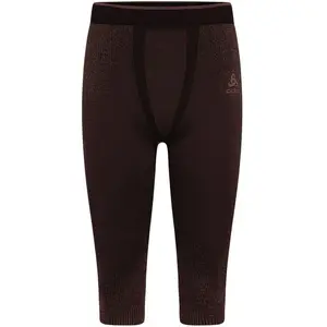 Odlo Collant technique 3/4 POW Blackcomb pour homme, S, bordeaux pas cher