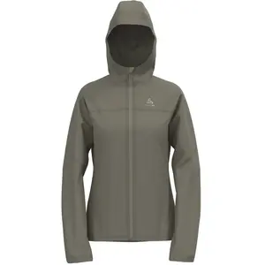 Odlo X-Alp Waterproof Veste Running Femmes - Kaki, Taille XS pas cher