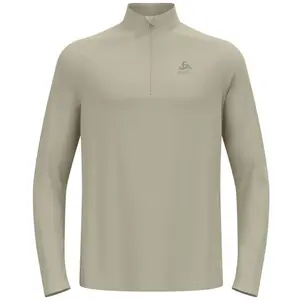 Odlo Essential 1/2 Zip Haut Manches Longues Hommes - Gris, Taille S pas cher