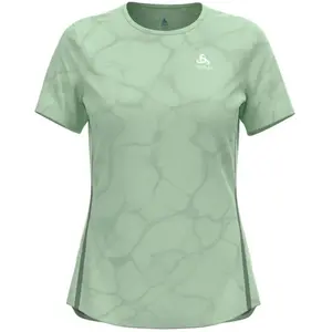 Maillot femme Odlo Zeroweight Engineered Chill-Tec Vert 315201-40456 pas cher