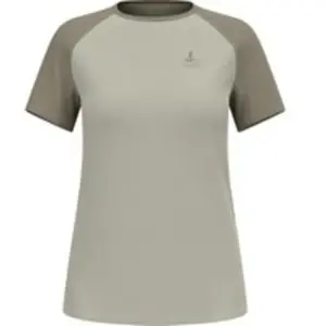 Comparateur de prix : T-shirt Odlo X-Alp Trail manches courtes beige verdâtre femme - S