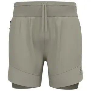 Comparateur de prix : Odlo X-Alp Trail 6in 2in1 Short De Running Hommes - Gris, Taille XXL