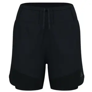 Odlo Short de trail running 2 en 1 5 inch X-Alp pour femme, XS, noir