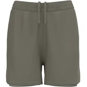 Odlo The Essentials 4-inch 2-in-1 running shorts 2.0 pour femme, XL, vert pas cher