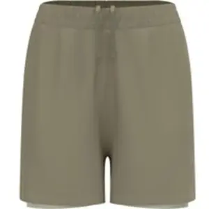Odlo The Essentials 4-inch 2-in-1 running shorts 2.0 pour femme, L, vert pas cher