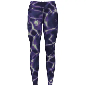 Odlo Collant de running imprimé Zeroweight 2.0 pour femme, L, purple