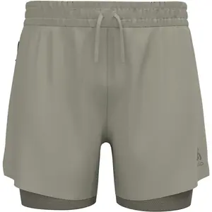 Odlo Short de running 2 en 1 5 inch Zeroweight 2.0 pour homme, XXL, beige pas cher