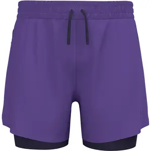 Odlo Short de running 2 en 1 5 inch Zeroweight 2.0 pour homme, S, purple pas cher