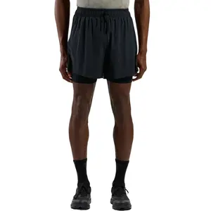 Comparateur de prix : Odlo Short de running 2 en 1 5 inch Zeroweight 2.0 pour homme, M, noir