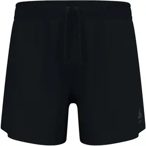 Odlo Short de running doublé 5 inch Zeroweight pour homme, L, noir pas cher