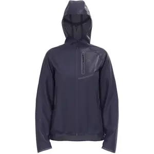 Comparateur de prix : Odlo Zeroweight Dual Dry PK Waterproof Veste Running Femmes - Bleu Foncé, Taille XL