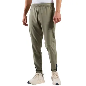 Odlo - Zeroweight Pants - Pantalon de running taille L, gris/vert olive pas cher