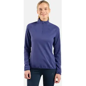 Comparateur de prix : Odlo Pull de running semi-zippé Zeroweight Warm 2.0 pour femme, XL,