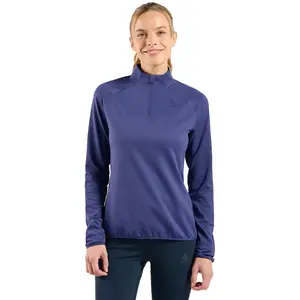 Comparateur de prix : Odlo Pull de running semi-zippé Zeroweight Warm 2.0 pour femme, M,
