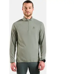 Odlo Pull de running semi-zippé Zeroweight Warm 2.0 pour homme, XXL, pas cher