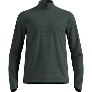Odlo Pull de running semi-zippé Essentials Thermal pour homme, S, gray pas cher