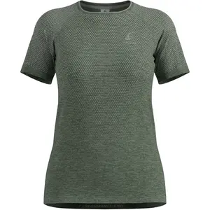 Odlo T-shirt de running sans coutures Essentials pour femme, S, vertVendu parodlo