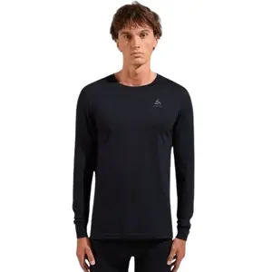 Comparateur de prix : Odlo Homme T-shirt manches longues sous-vêtement MERINO 200, black, L