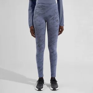 Collant long Odlo ZeroWeight Print Reflective gris foncé femme. - XS pas cher