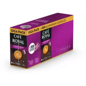 Comparateur de prix : Capsules CAFE ROYAL Lungo Forte x100