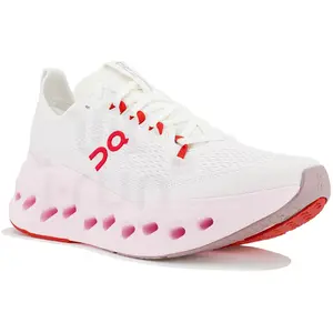 Baskets On Cloudsurfer Max blanc rose rouge femme - 40.5 pas cher