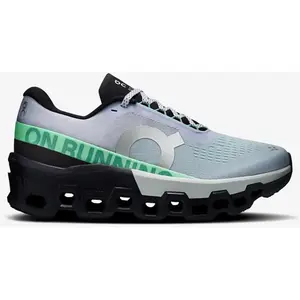 Baskets On Cloudmonster 2 gris clair vert femme - 38 pas cher