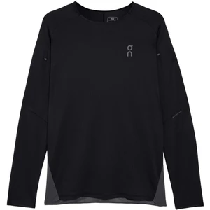 On - Performance Long-T - T-shirt de running taille S, noir pas cher