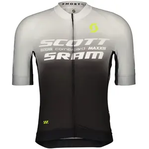 Scott - RC Scott-SRAM Pro S/S - Maillot de cyclisme taille L, gris/noir