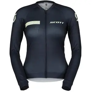 Comparateur de prix : Scott RC Pro Maillot de cyclisme long pour femme Bleu foncé 2024 : Taille : XL (44/46)