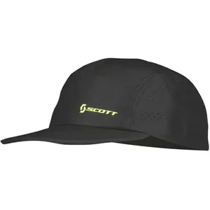 Scott Casquette 5-Panels Tech Rc Run, Noir/Jaune, Taille Unique Mixte pas cher