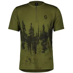 Scott Maillot Enduro Manches Courtes Trail Flow Zip pas cher