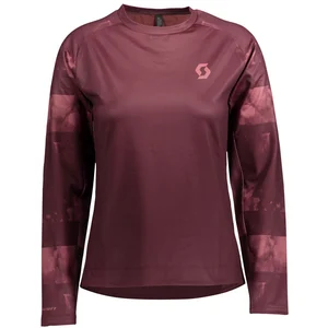 Scott Trail Storm 2022 Maillot de cyclisme d'hiver pour femme Rouge pas cher