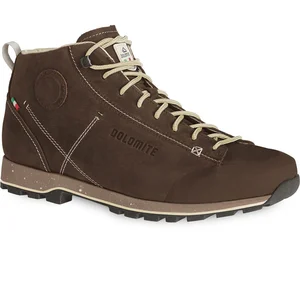 Dolomite - Cinquantaquattro Mid Full Grain Leather Evo - Baskets taille 8,5, brun pas cher