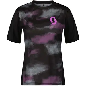 Comparateur de prix : Scott Femme Trail Vertic SS Maillot, Black-Liquid Purple, L