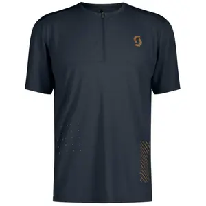 Comparateur de prix : Scott Trail Vertic Zip SS - Maillot VTT homme Dark Blue S