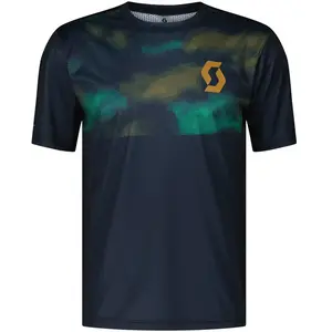 Scott - Tee Trail Vertic S/S - Maillot de cyclisme taille XXL, bleu pas cher