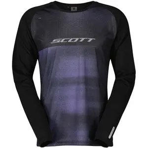 Scott - Tee Trail Tuned L/S - Maillot de cyclisme taille XL, noir pas cher
