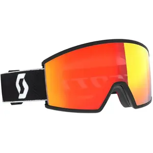 Scott - AMP Ambit LS - Masque ski Black / White - Light Sensitive Red ...Vendu parsnowinn