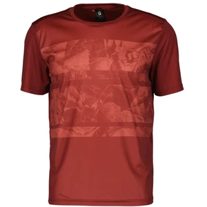 Scott - Trail Flow S/S - Maillot de cyclisme taille S, rouge pas cher