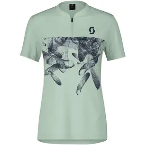 Scott Maillot à Manches Courtes Trail Flow Zip pas cher