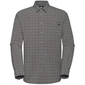 Mammut - Lenni Longsleeve Shirt - Chemise taille 3XL, gris pas cher