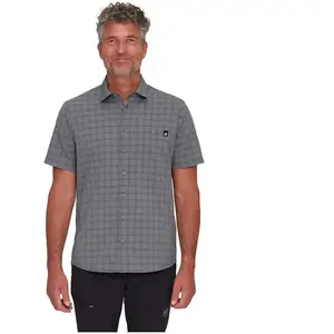 Comparateur de prix : Mammut Lenni Shirt - Chemise homme Steel / Black XL
