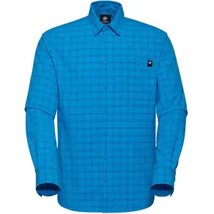 Mammut - Lenni Longsleeve Shirt - Chemise taille 3XL, bleu pas cher