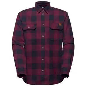 Mammut - Tamaro Longsleeve Shirt - Chemise homme Vin / Black - L pas cher