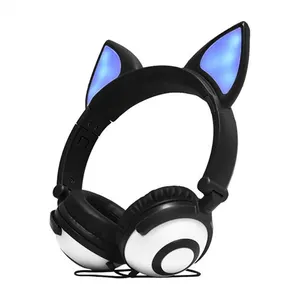Écouteur Pliable Clignotant Casque de jeu FOX Ear Lumière LED Hauteur ... pas cher