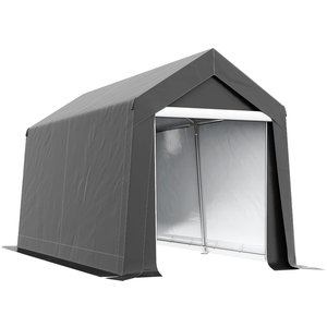 MOSELOTA Tente de garage 2,1x3,6x2,35m, avec protection uv, porte à fe... pas cher