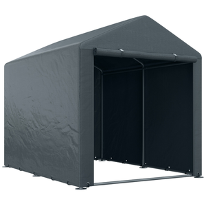 MOSELOTA Tente de garage 1,6x2,18x1,72m, avec protection uv, porte à f... pas cher