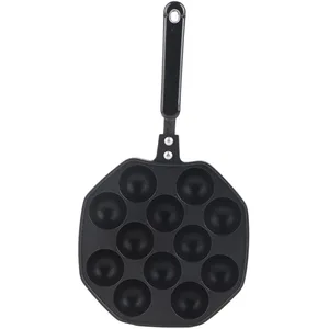 Tbest Poele À 7 Trous,Patelnia Do Takoyaki,Poele Avec Des Trous Induction,Moule À Crêpes Takoyaki,Mini Pancake Takoyaki,Moule À Griller Takoyaki Takoyaki Grande,Moule Tak... pas cher