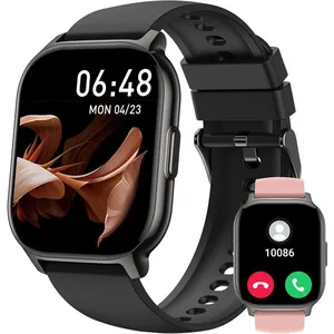 Montre Connectée Homme Femme,2.1" Hd Smartwatch Avec Appel Bluetooth&2...Vendu parcdiscount